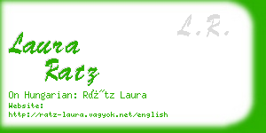 laura ratz business card